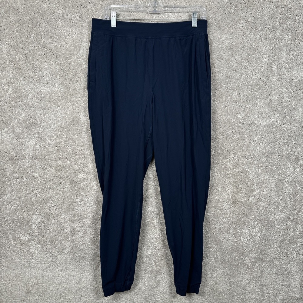 Lululemon Adapted State Jogger Women 10 Blue High Rise Zipper Cuff W5CVMS